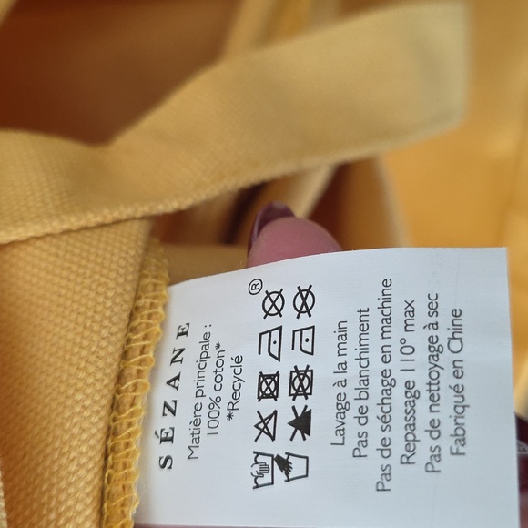 Yellow SEZANE Tote Bag - Picture 5 of 6
